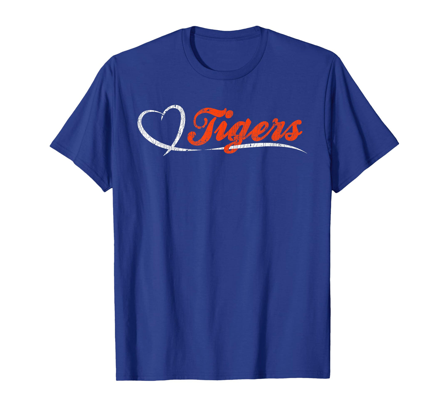 Tigers Graphic Retro Vintage Style Classic School Sports T-Shirt