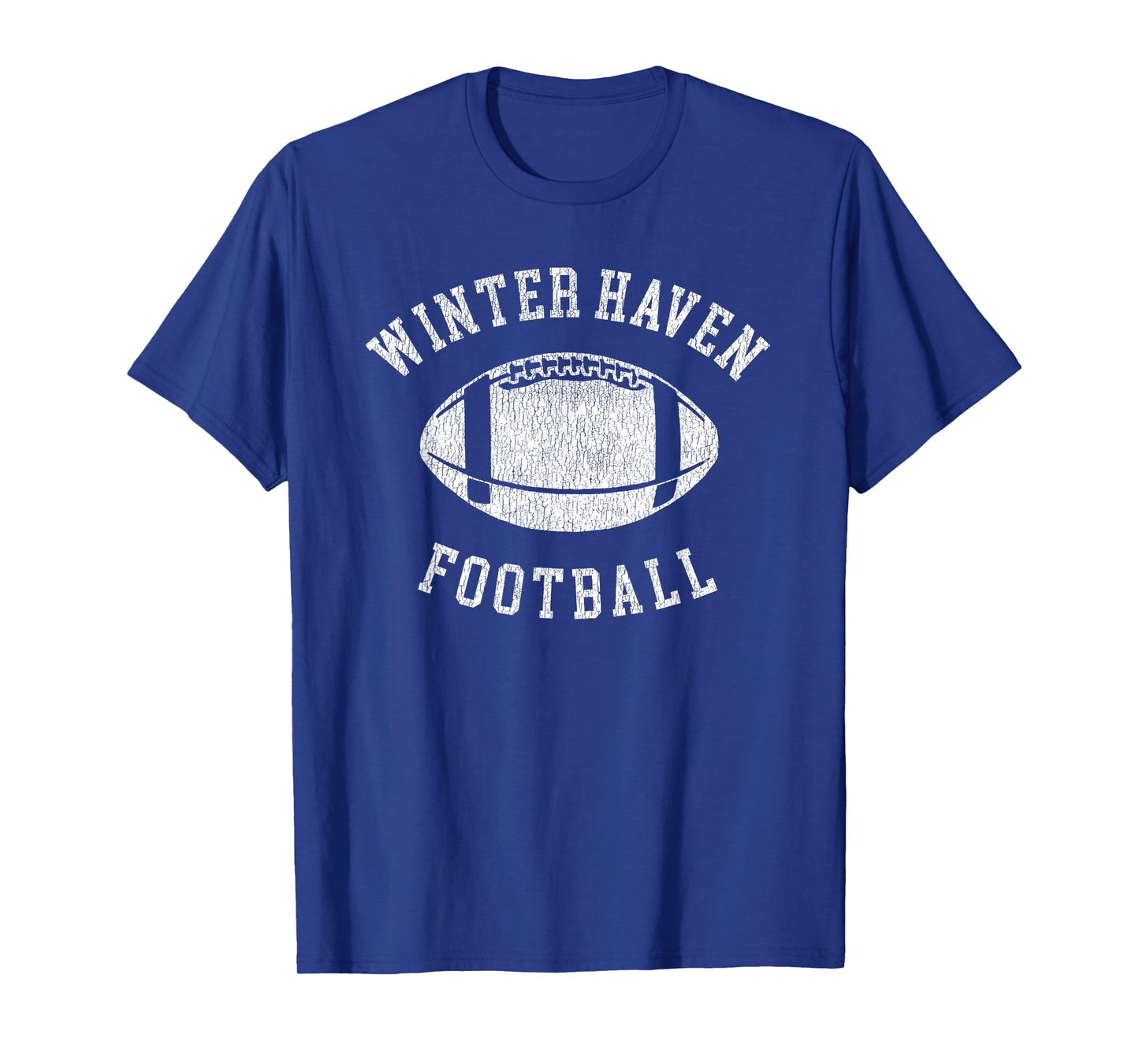Winter Haven Football Distressed Vintage 80's Throwback T-Shirt