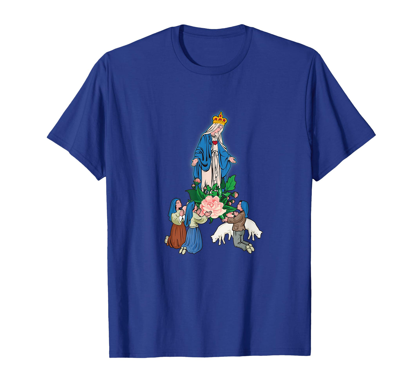 Our Lady of Fatima And The Little Shepherds T-Shirt