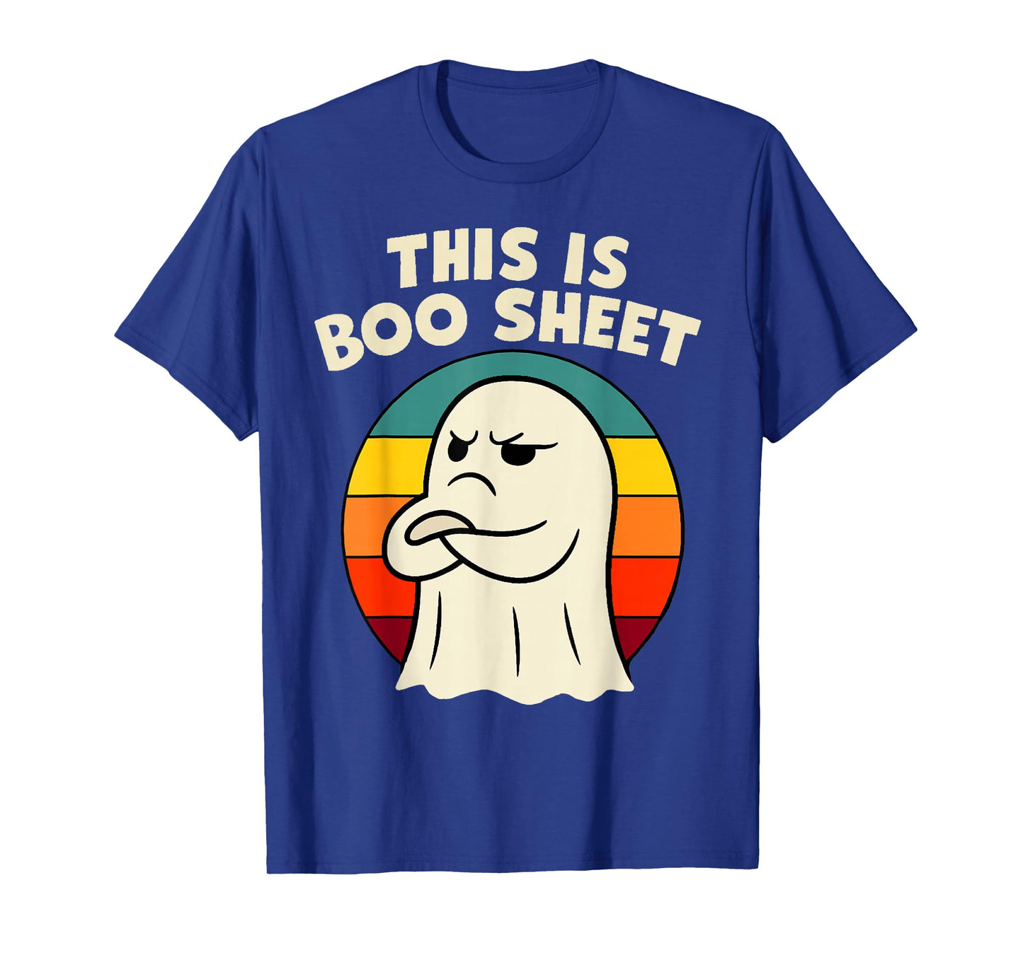 This is Boo Sheet Ghost Retro Halloween Costume Funny Humor T-Shirt