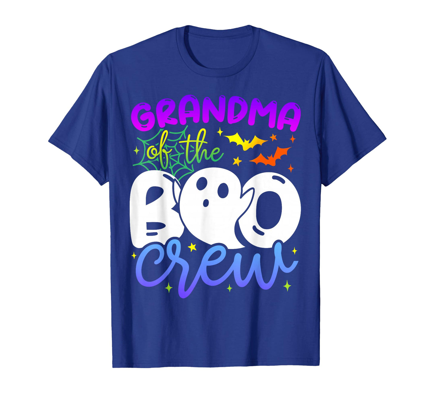 Grandma of The Boo Crew Costume Halloween Family Matching T-Shirt