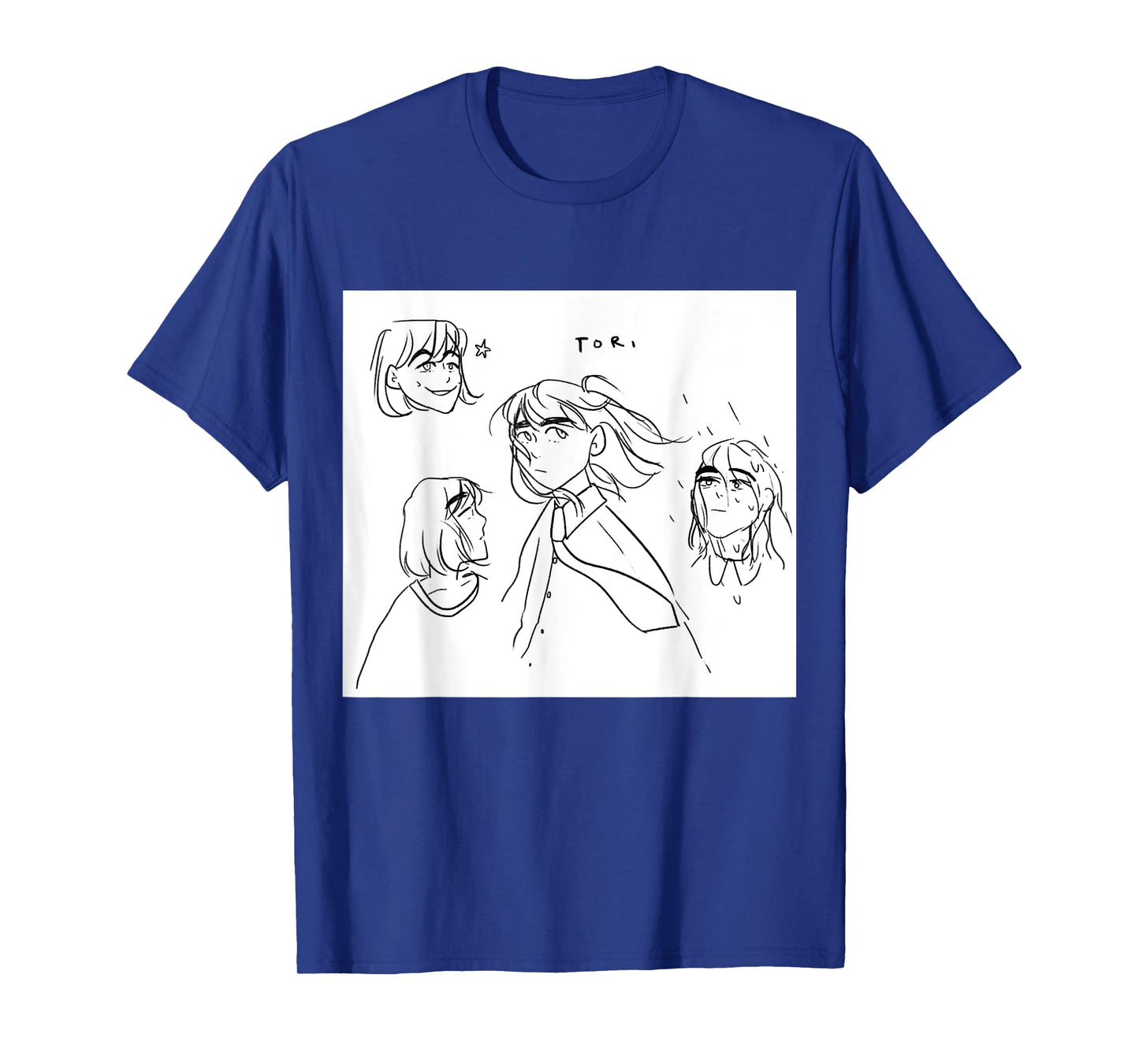 Tori Spring Sketches, Present For Tori's Fan, Drawing Lover T-Shirt