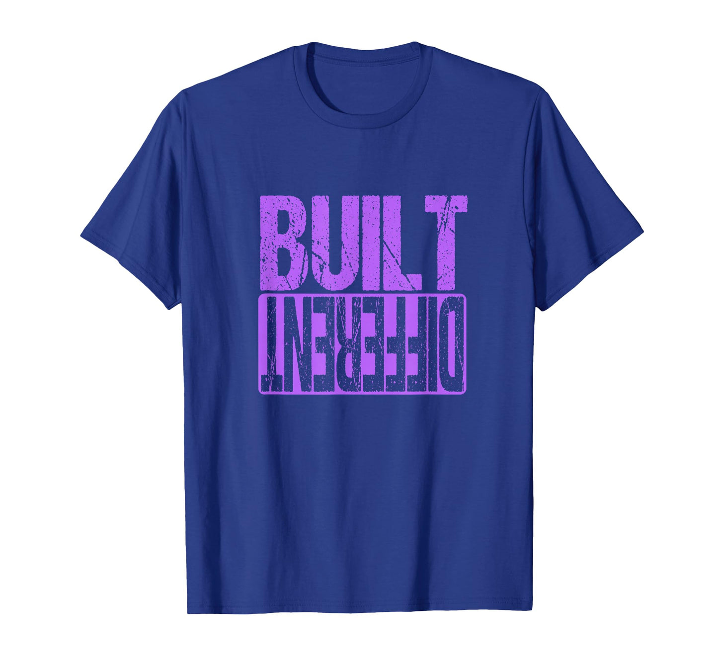 Purple Built Different Purple Color Graphic Purple T-Shirt