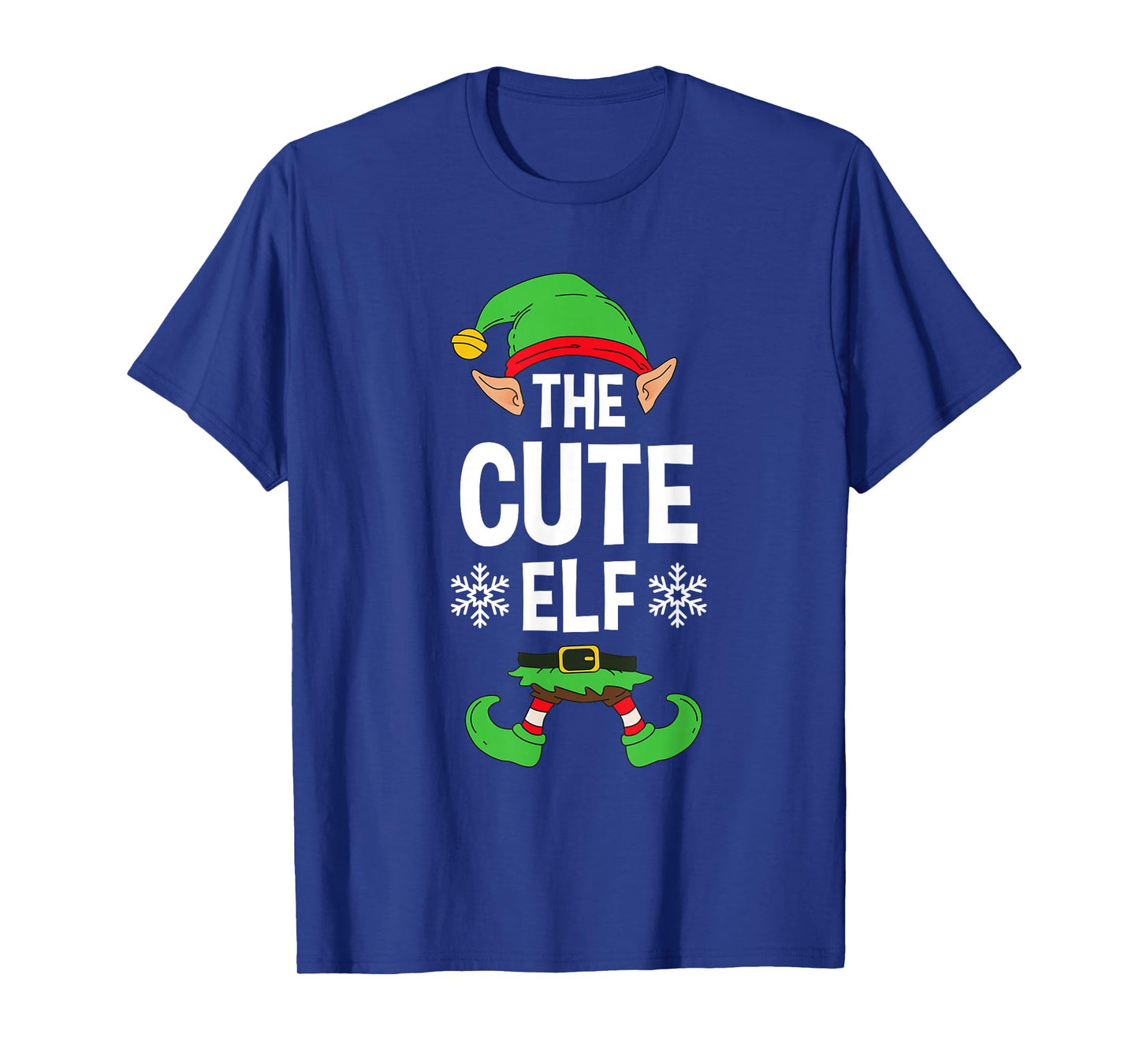 The Cute Elf Party Family Group Matching X-Mas Cutest Saying T-Shirt