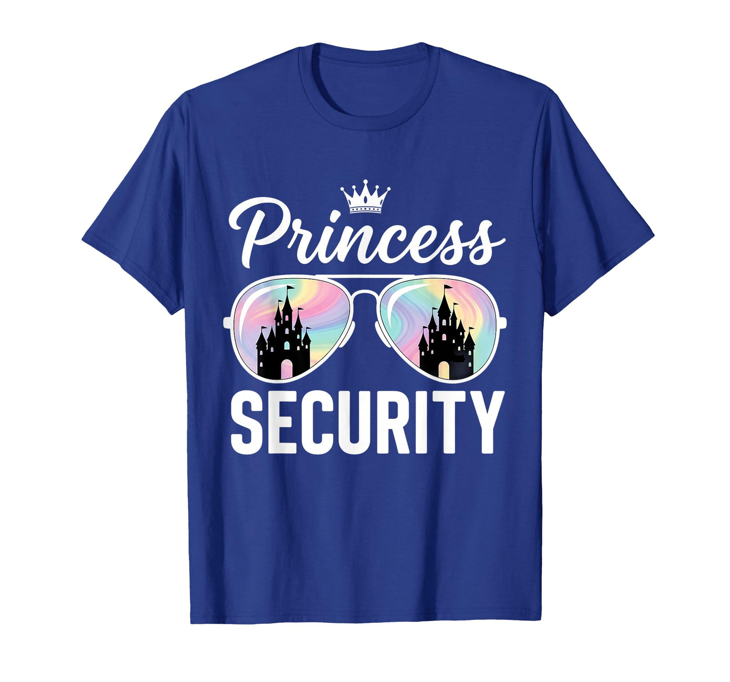 Princess Security Protection Retro Castle Matching Family T-Shirt