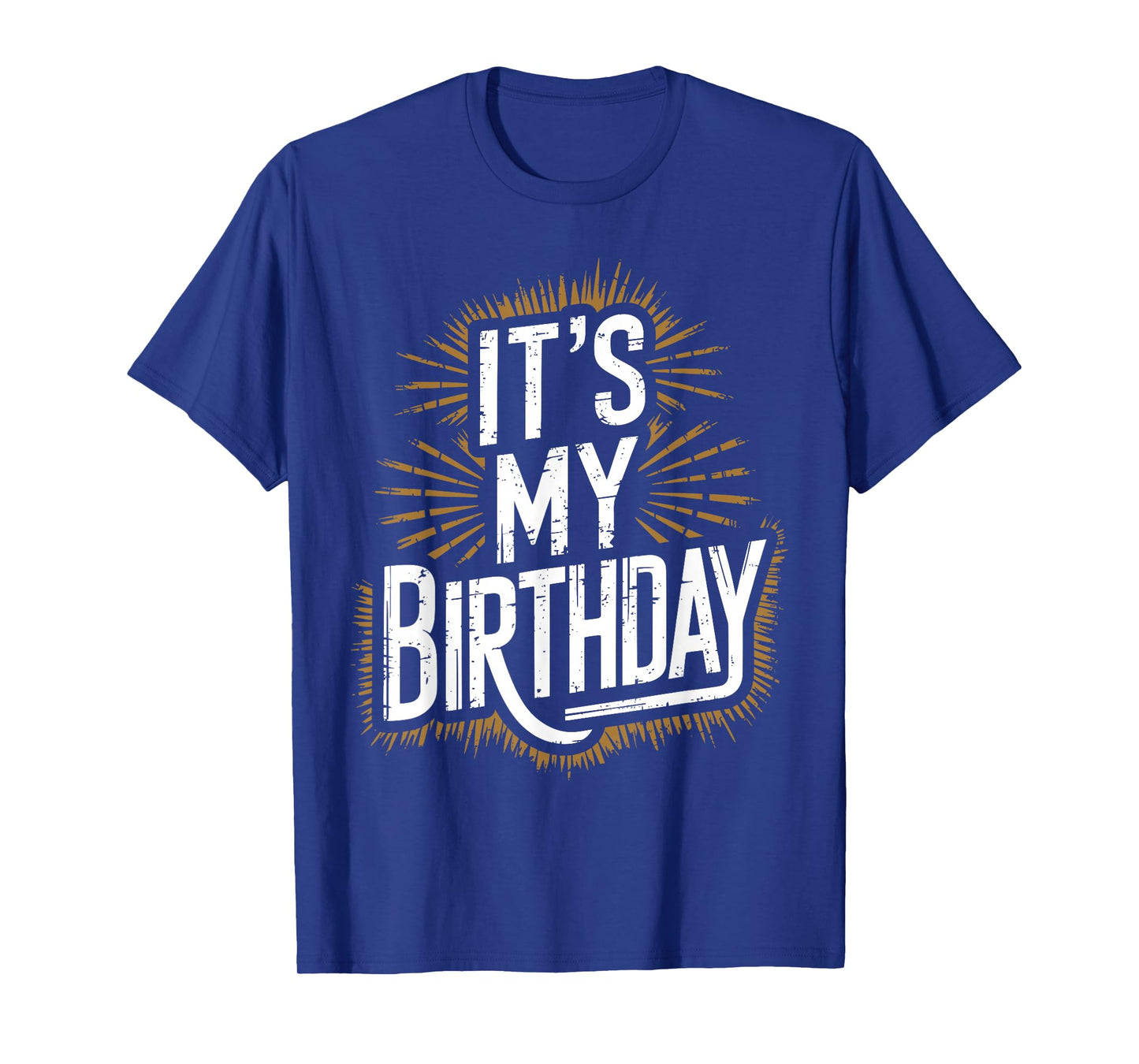 Vintage It's My Birthday Distressed Men Women Kids B-day T-Shirt