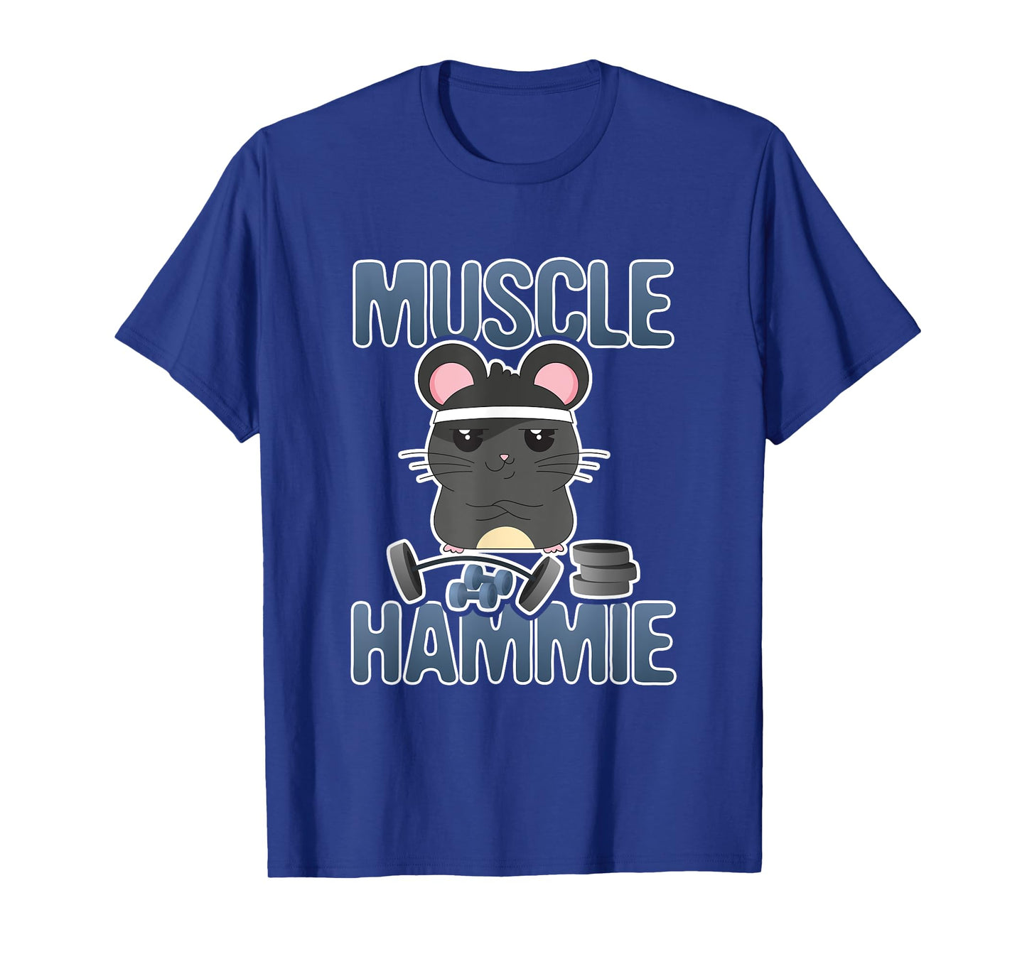 Muscle Hammie Funny Hamster Gym Work Out T-Shirt