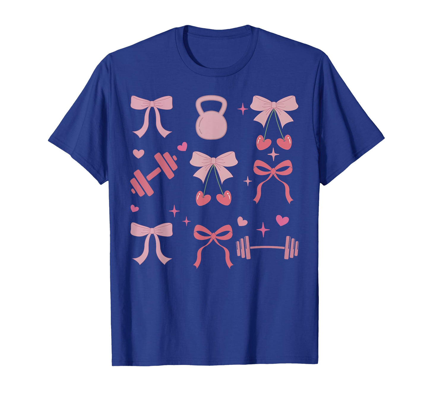 Coquette Bow Workout Weightlifting Gym Fitness Deadlift T-Shirt