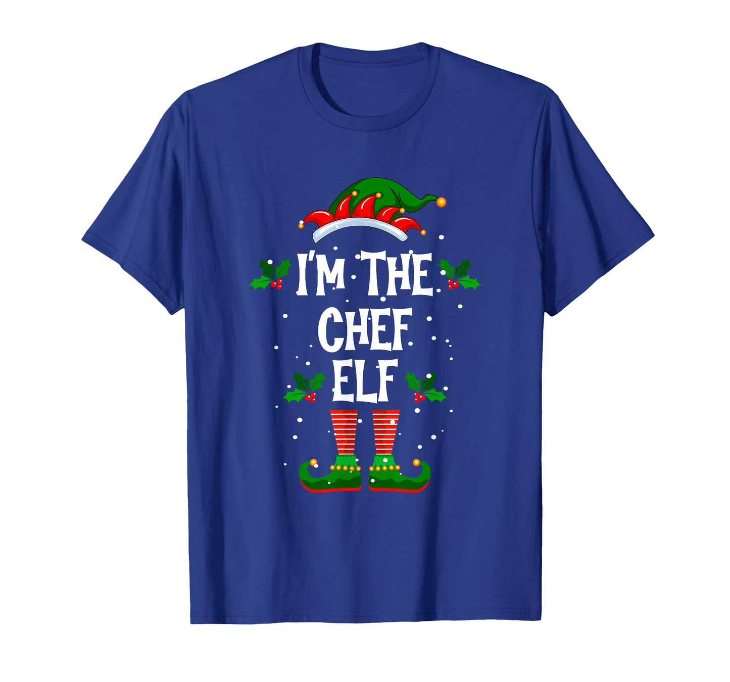 Iβm The Chef Elf Christmas Xmas Pajama PJ Men Women T-Shirt