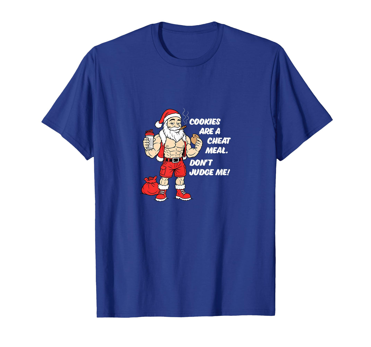 Funny Muscular Santa β Christmas Gym Tee for Fitness Lovers T-Shirt