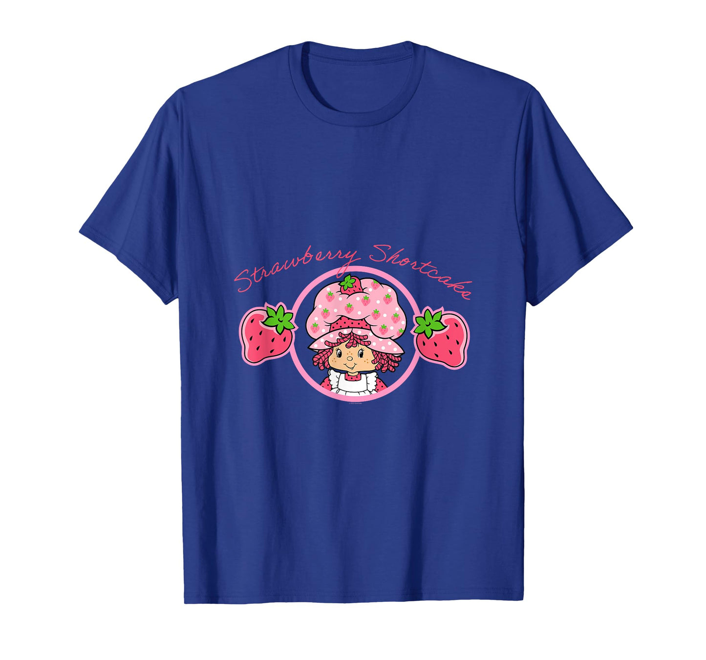 Strawberry Shortcake Retro Circle With Strawberries Design T-Shirt
