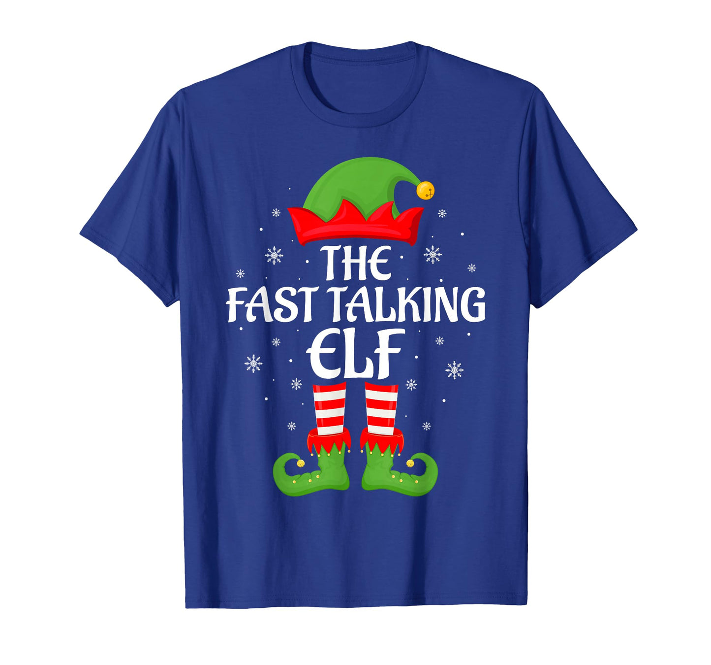 Fast Talking Elf Xmas Family Matching Elf Squad Christmas T-Shirt