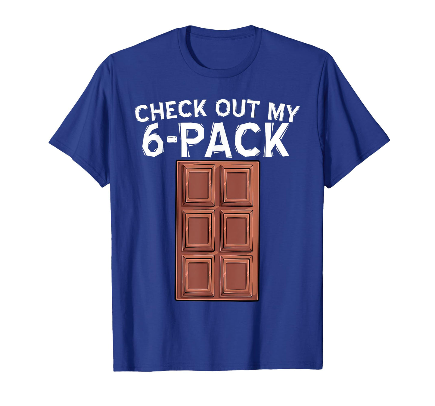 Cool Check Out My Six Pack Chocolate Funny ABS Gym Style T-Shirt