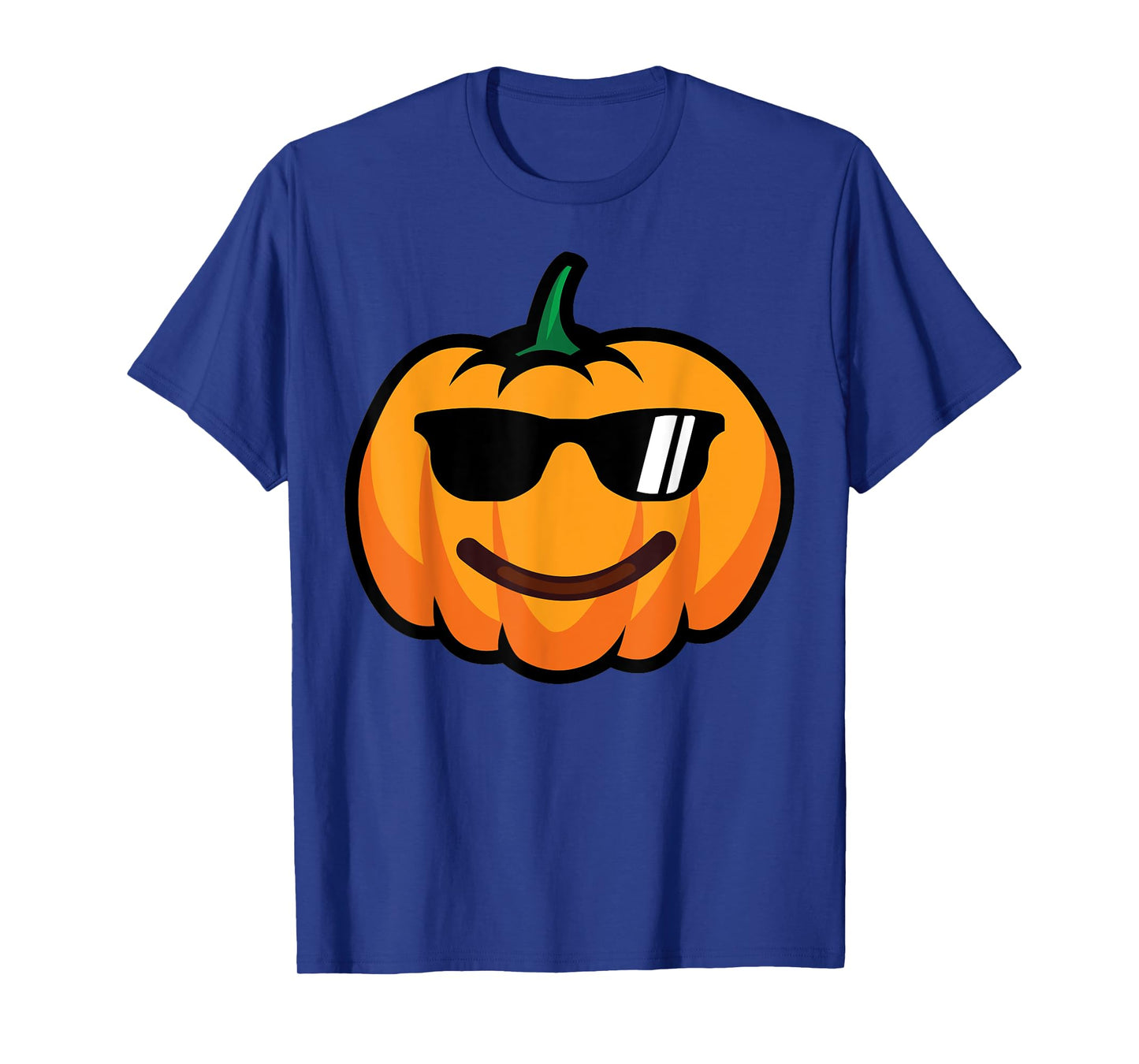 Halloween Pumpkin Smile Face Sunglasses Costume Funny T-Shirt