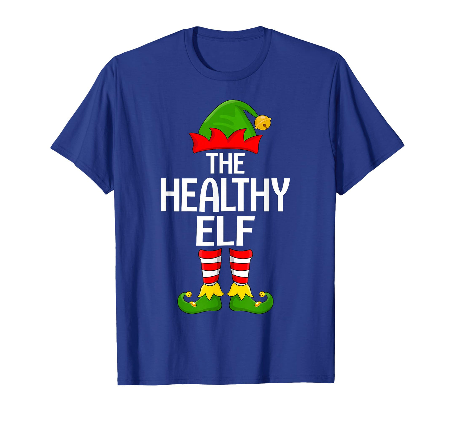 Healthy Elf Xmas Matching Family Elf Squad Christmas T-Shirt