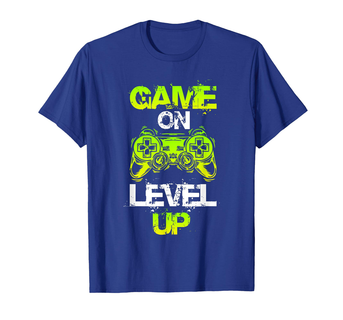 Gaming Apparel GAME ON LEVEL UP Gaming T-Shirt - Unisex-Adults, Unisex-Kids - Black - Small - Short Sleeve - T-Shirt