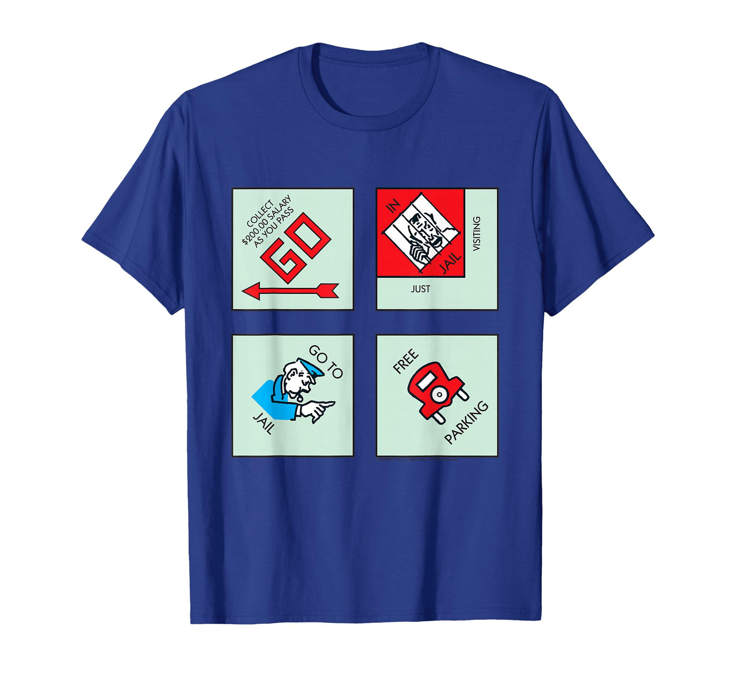 Monopoly Classic Corner Tiles T-Shirt