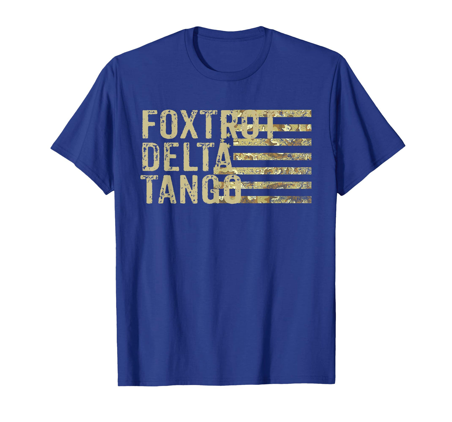Foxtrots Delta Tangos Funny Foxtrots Deltas Tangos US Flag T-Shirt
