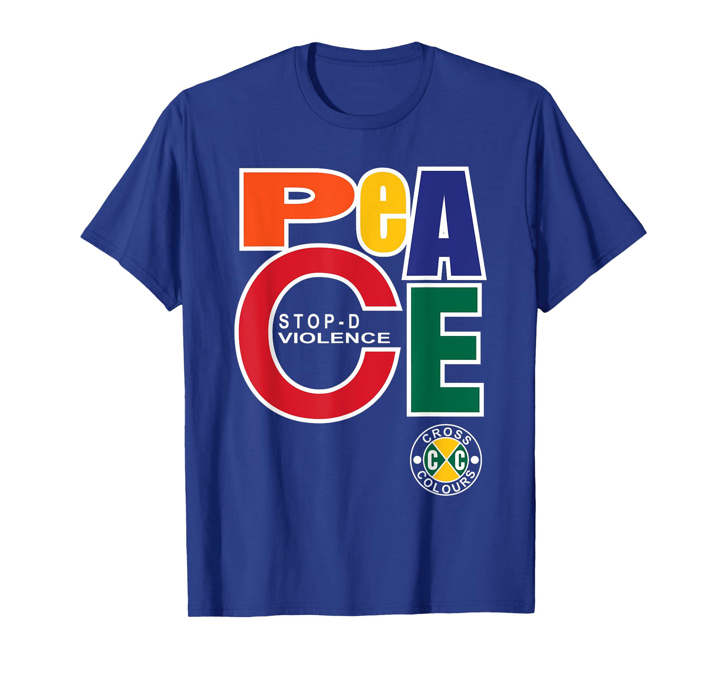 Peace Stop Violence | Retro 1990's Graphic Vintage T-Shirt