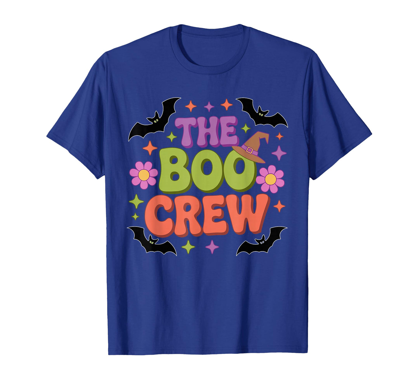 Halloween Ghost The Boo Crew Costume Matching Women Kids Men T-Shirt
