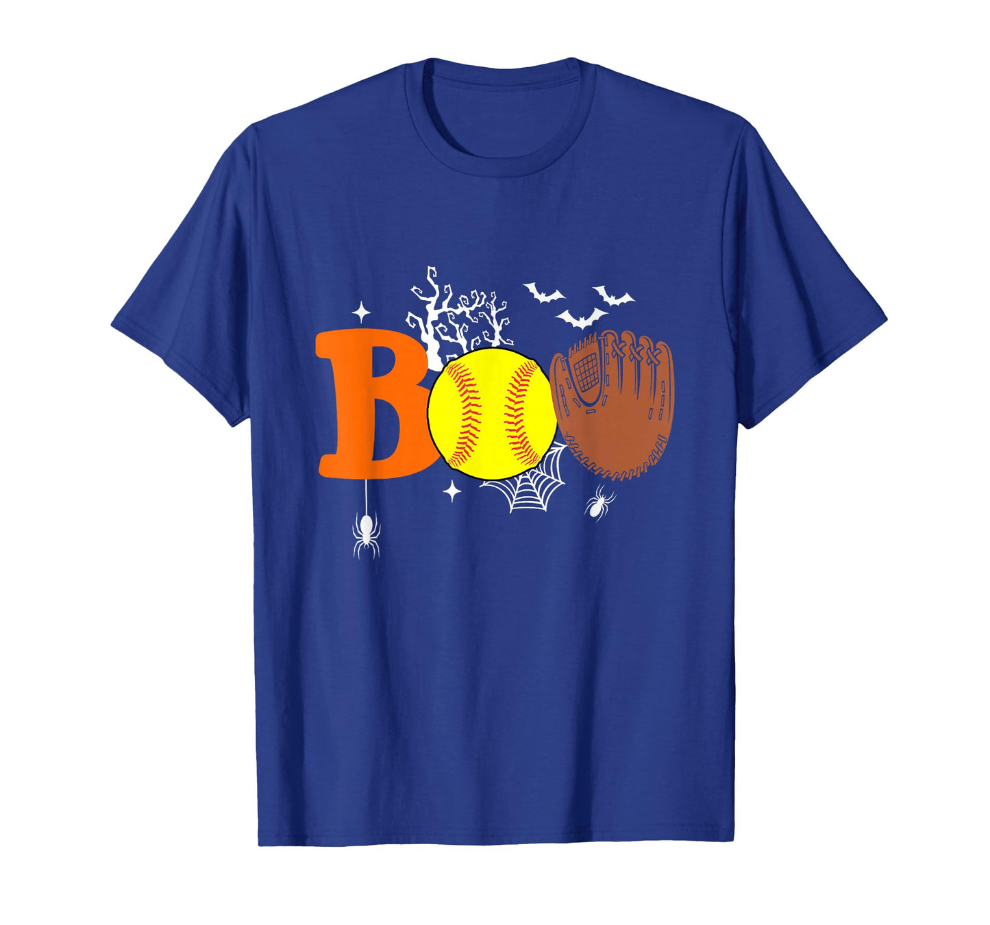 Boo Softball Halloween Spooky Halloween Softball Player T-Shirt