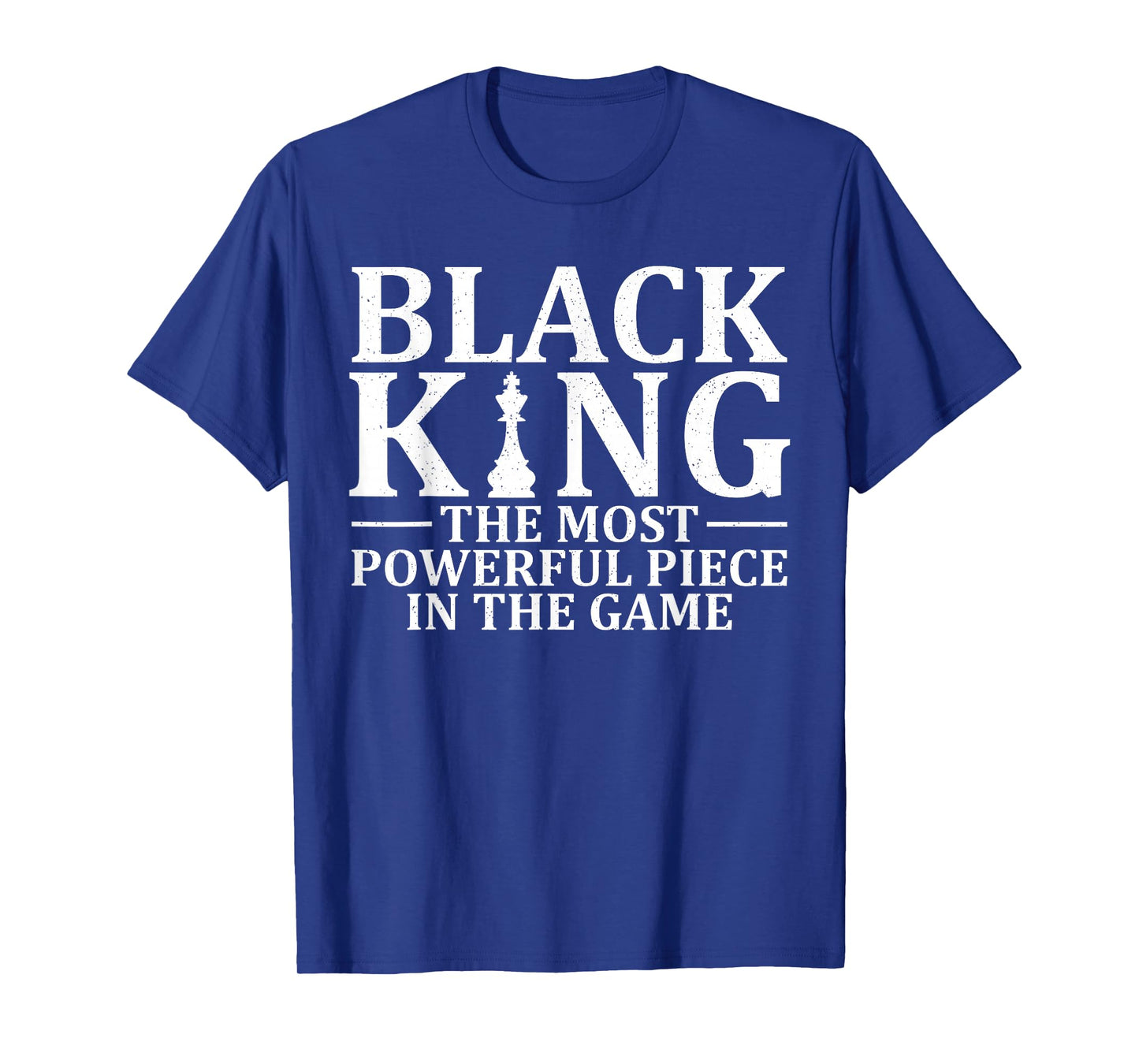 Best African King Design For Men Dad Afrocentric Chess Lover T-Shirt
