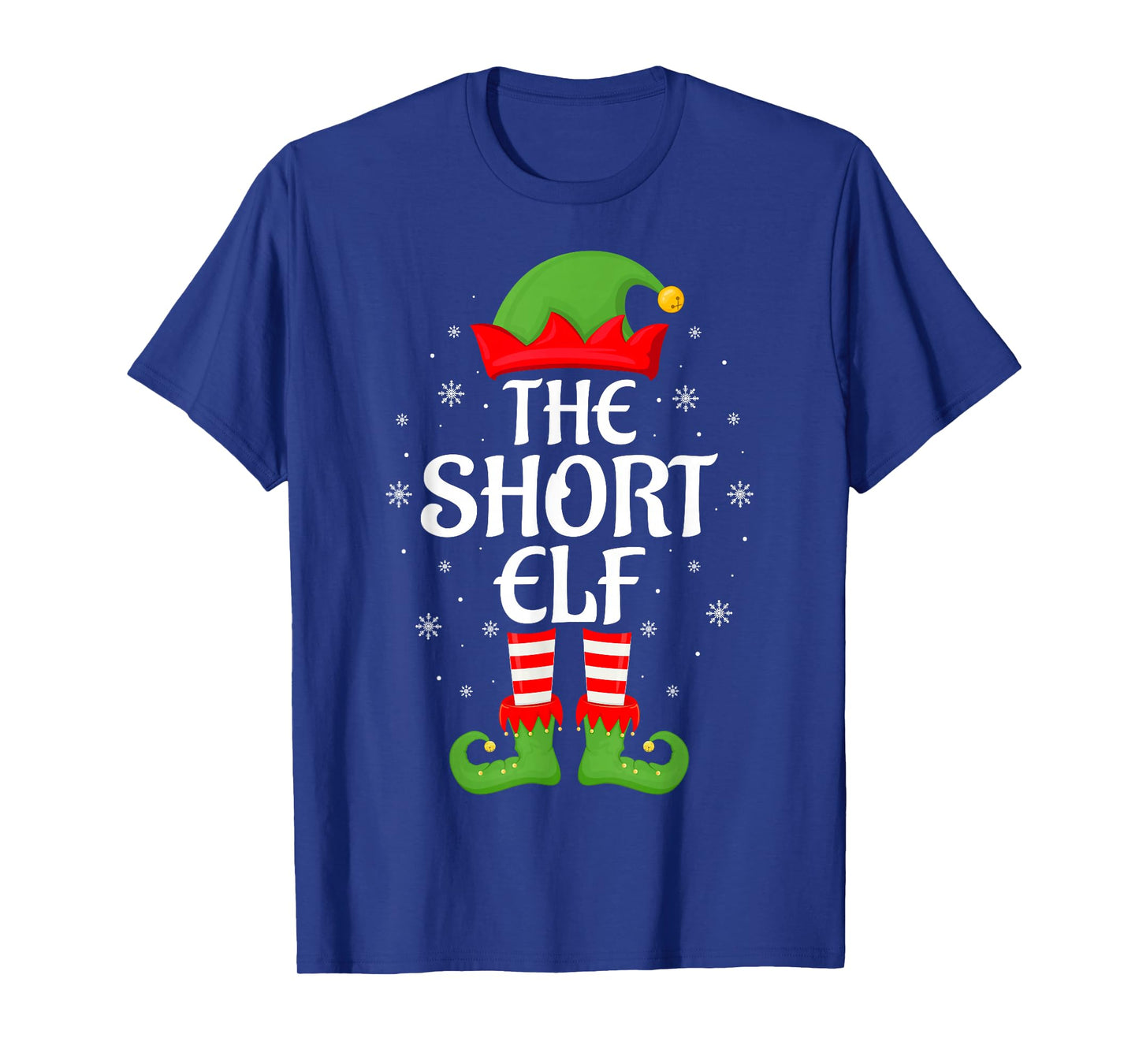 Short Elf Xmas Family Matching Elf Squad Christmas T-Shirt