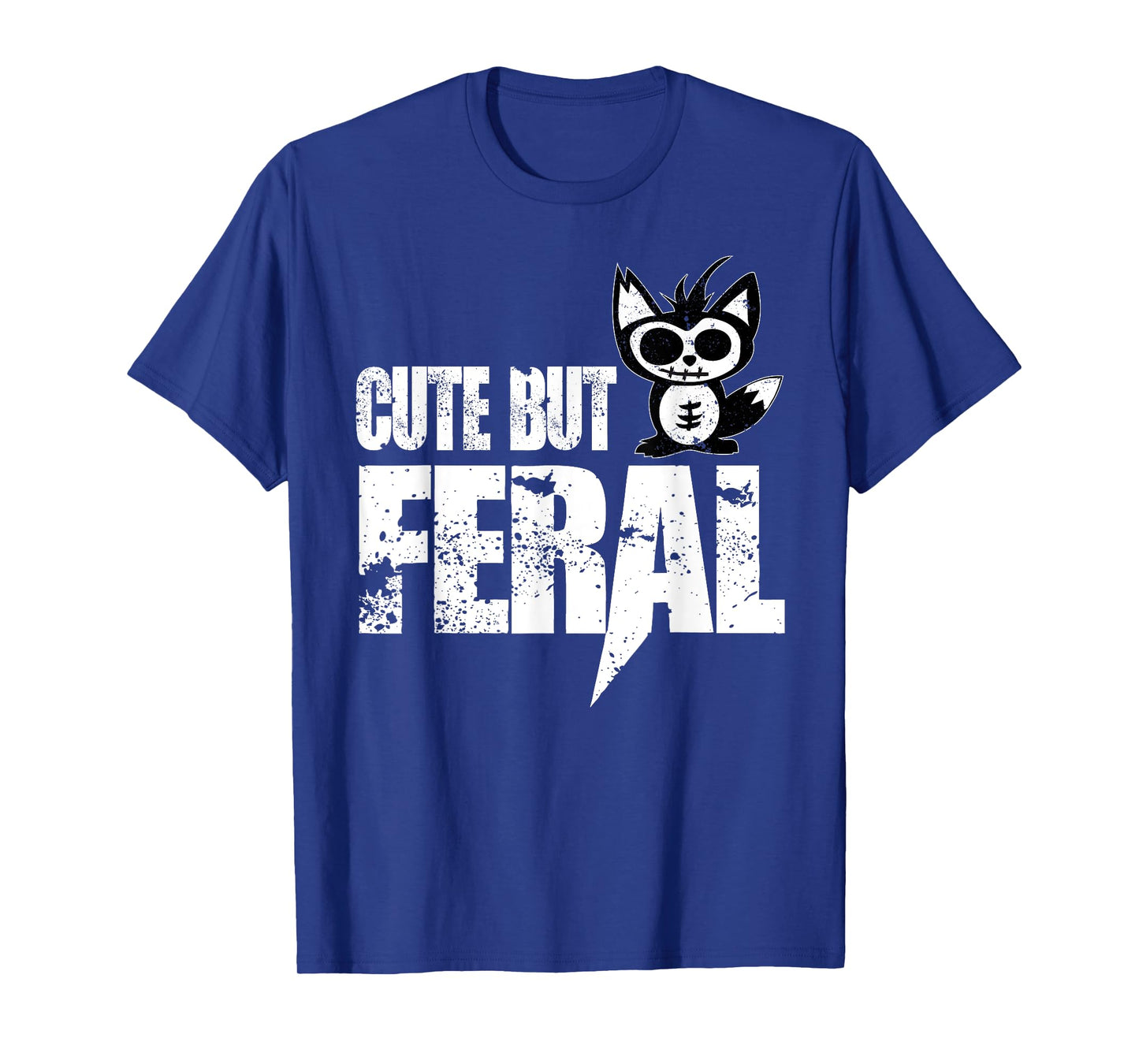 Cute But Feral Fox Funny Back To School Outdoors Gift T-Shirt
