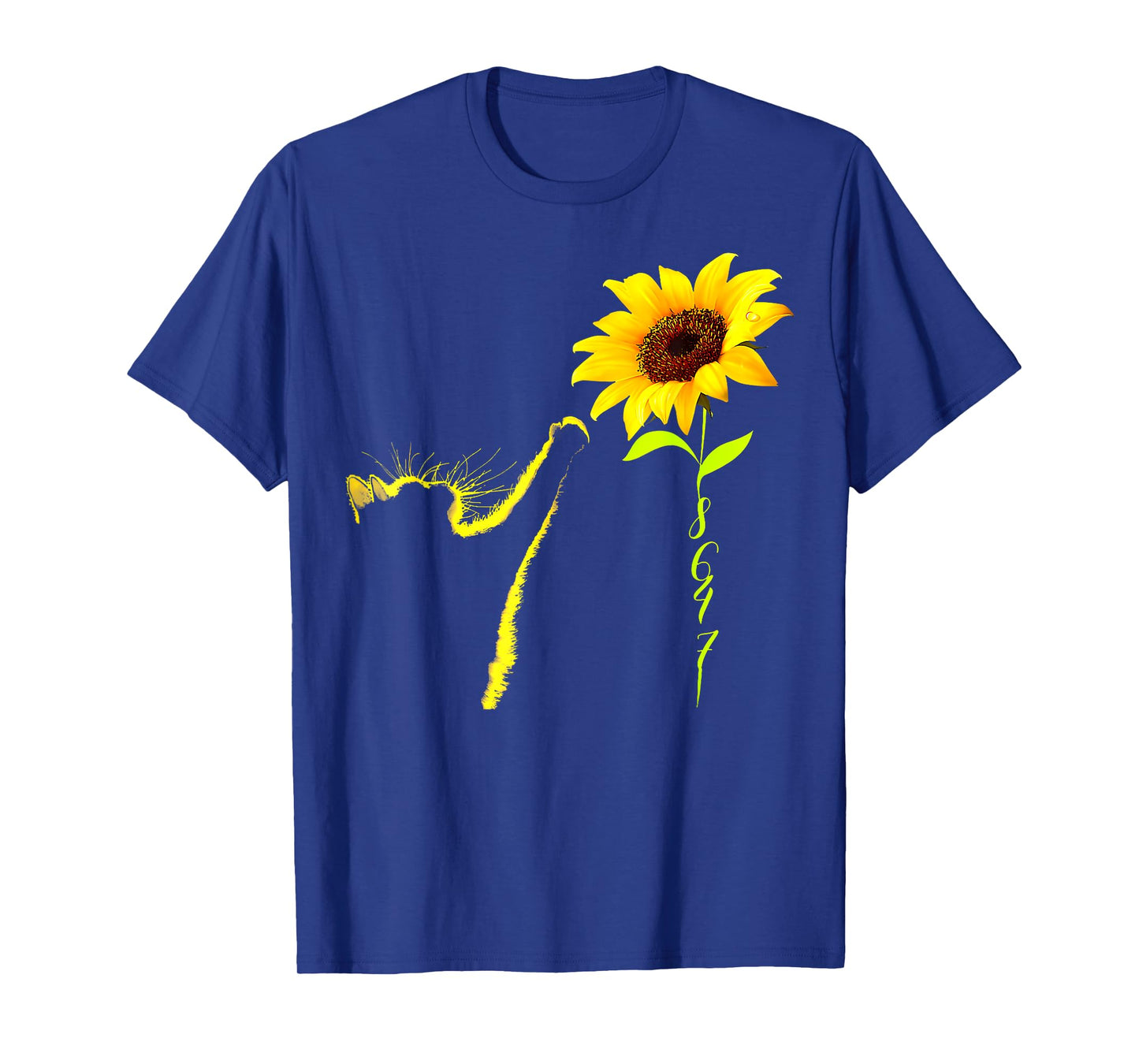 8647 Subtle 86 47 Cat Sunflower Cat Lovers 8647 Floral Men Women T-Shirt