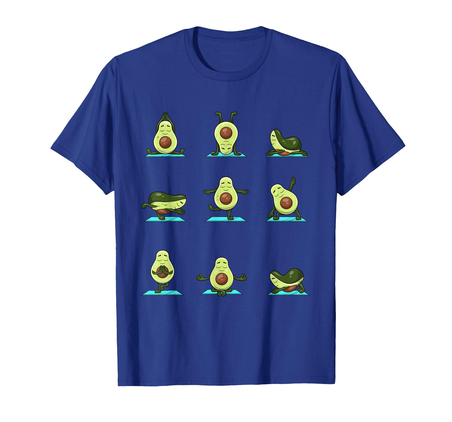 Funny Avocado Yoga Fitness Funny Exercising Gym Avocado T-Shirt