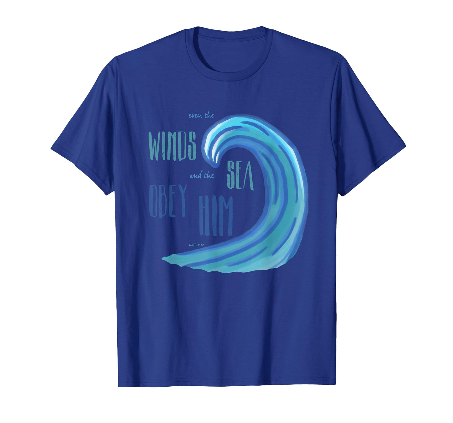 Jesus Follower Christian Believer T Shirt Beach Ocean Wave T-Shirt for Men Women Girls Kids