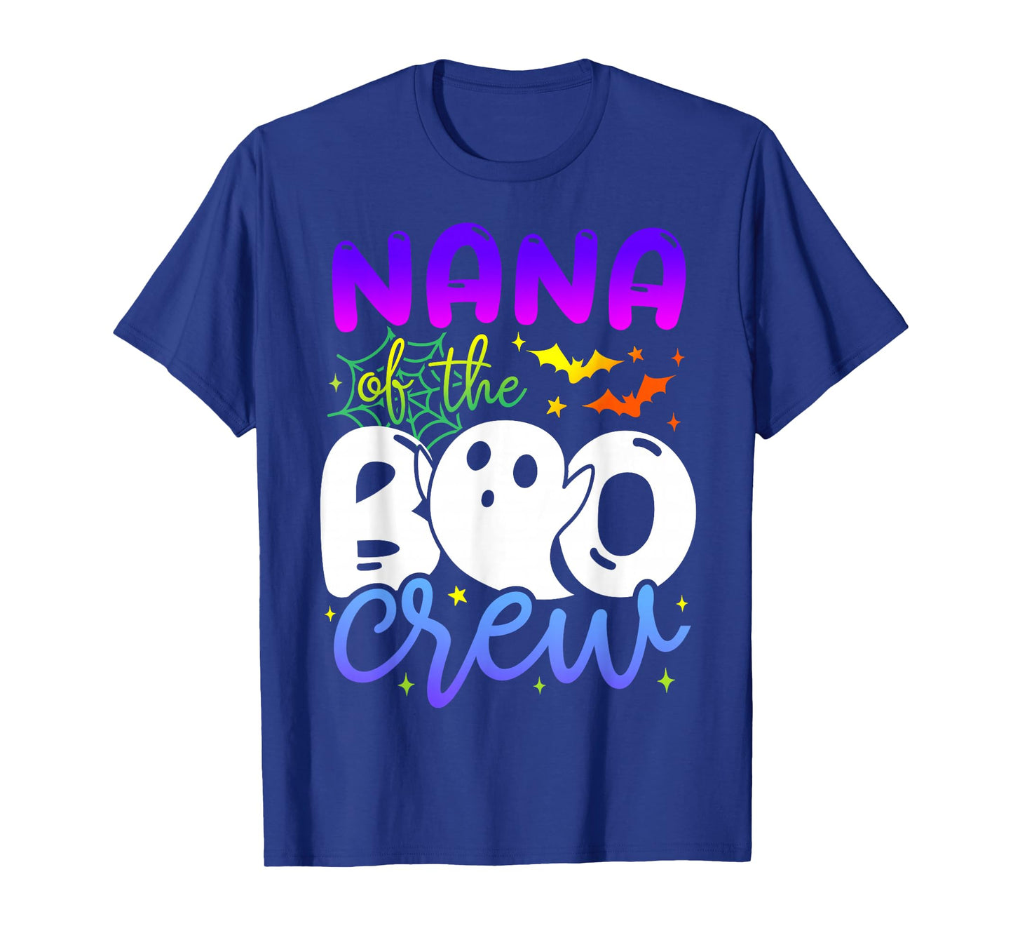 Nana of Boo Halloween Crew Costume Boo Ghost Lover Family T-Shirt