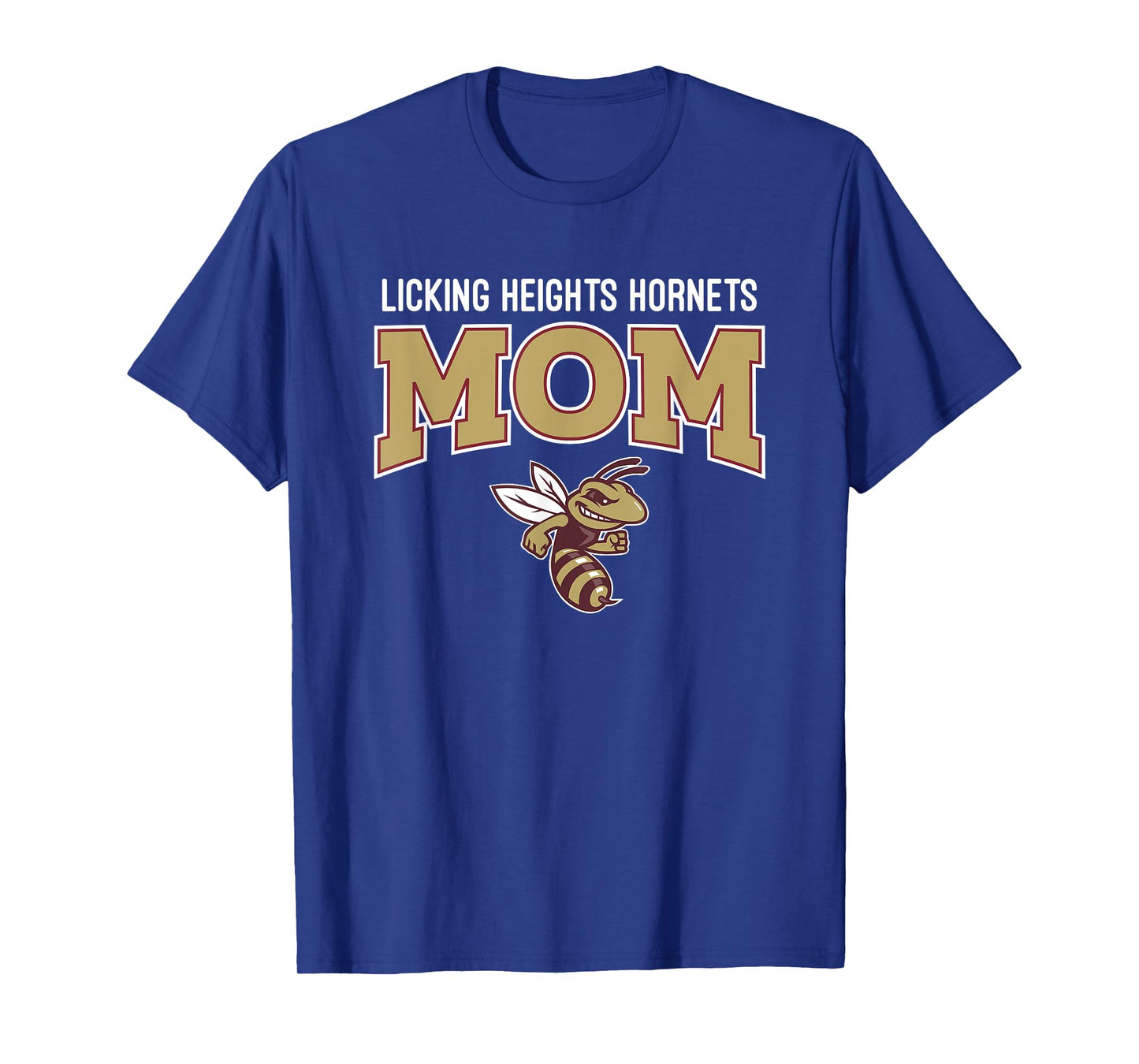 Licking Heights Hornets Logo Mom HS T-Shirt