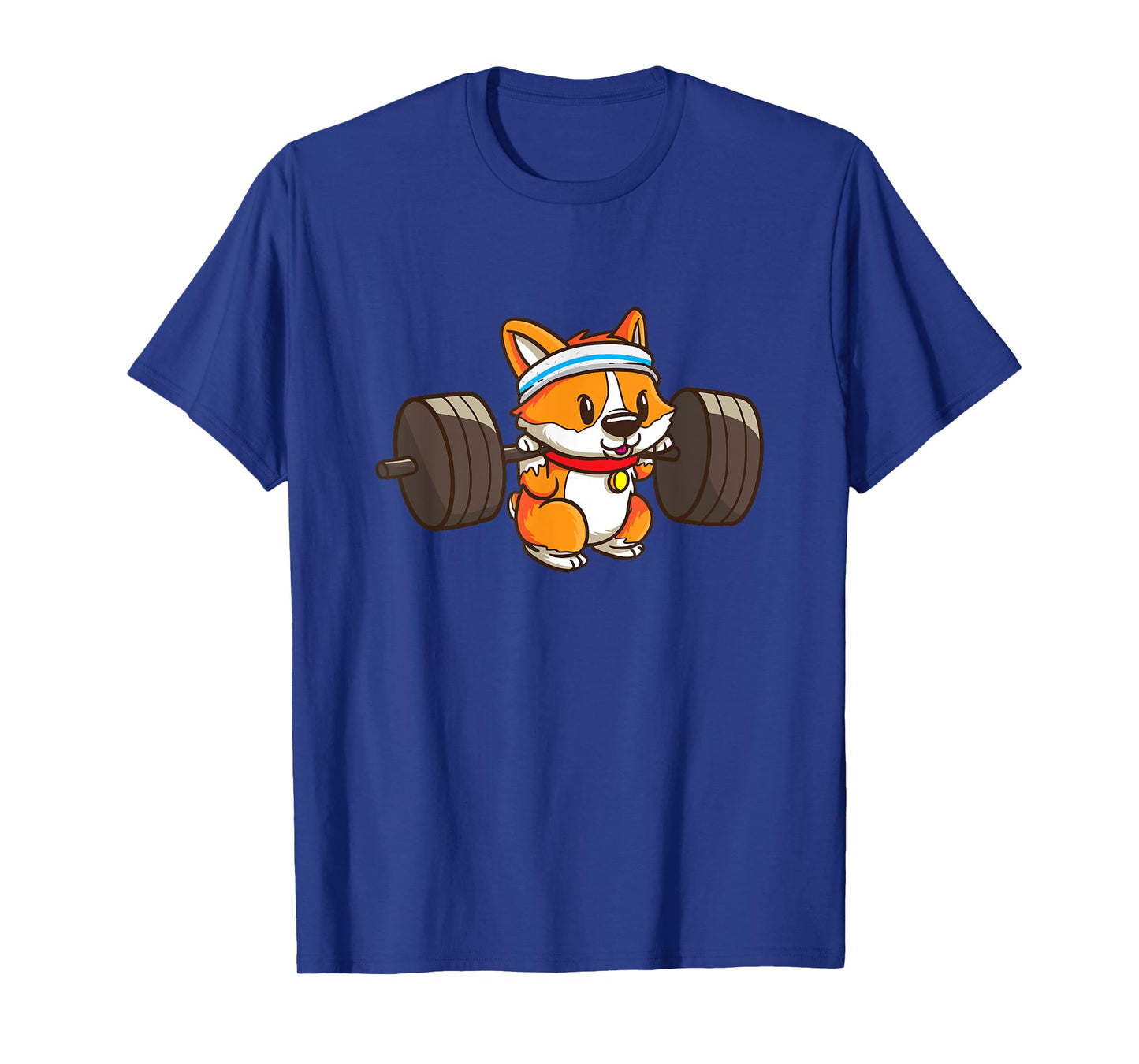Cute Corgi Weightlifting Dog Lover Girls T-Shirt