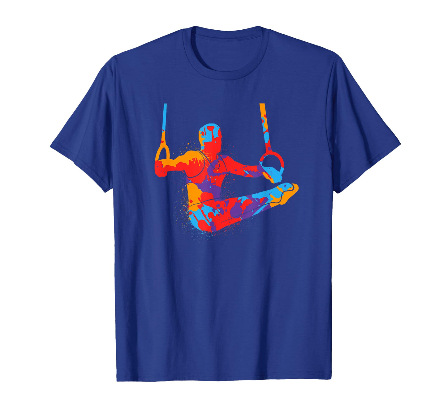 Gymnastics Sports Rings Kids Boys Colorful Gymnast T-Shirt