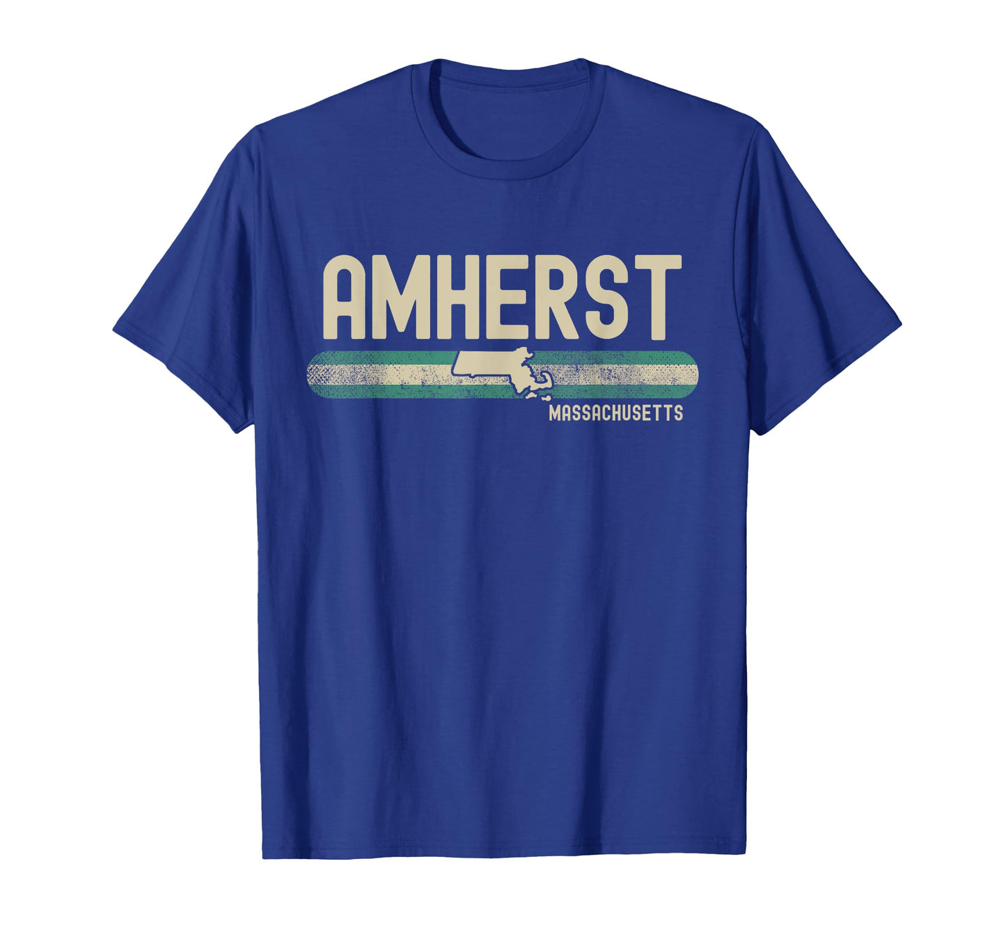 Amherst MA | Massachusetts | Travel & 80s Style T-Shirt