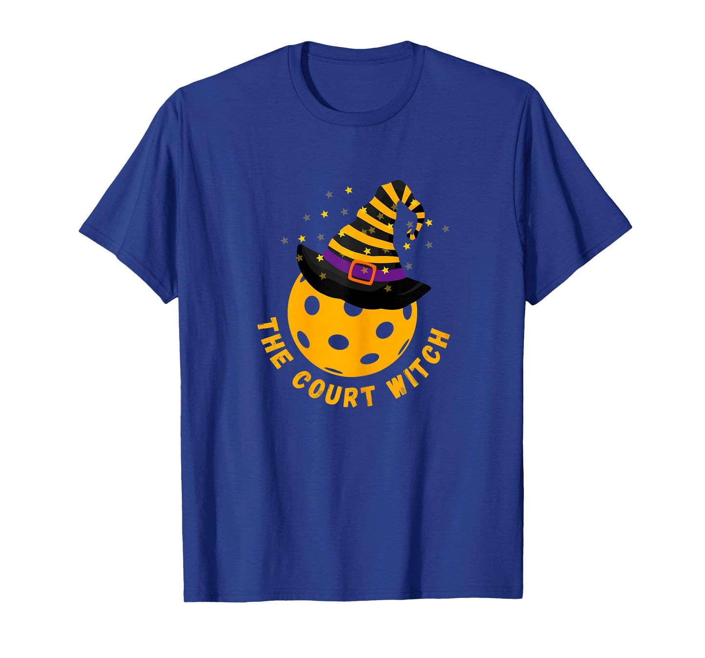 Fun Halloween Pickleball Shirt The Court Witch T-Shirt