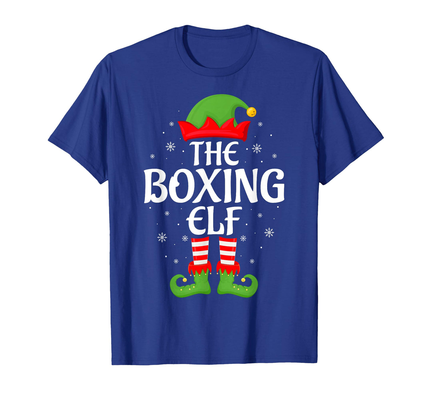 Boxing Elf Xmas Family Matching Elf Squad Christmas T-Shirt