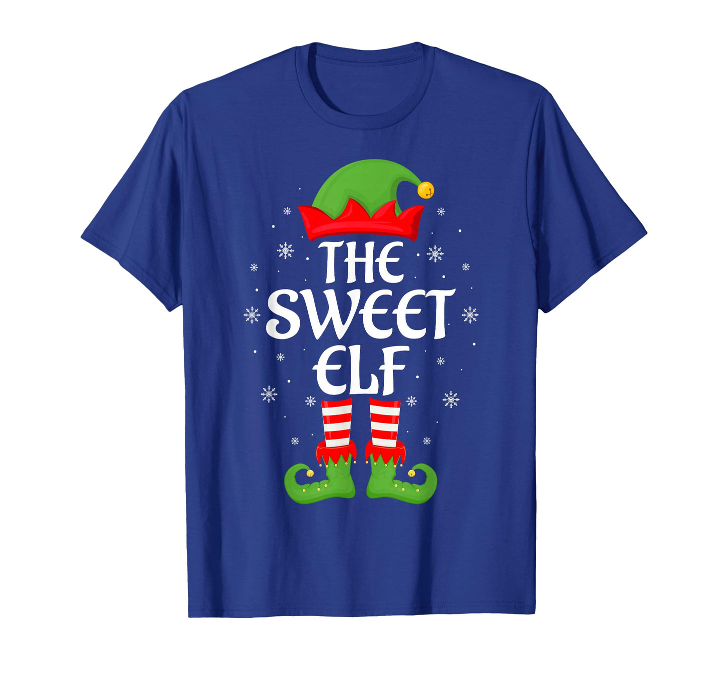 Sweet Elf Xmas Family Matching Elf Squad Christmas T-Shirt