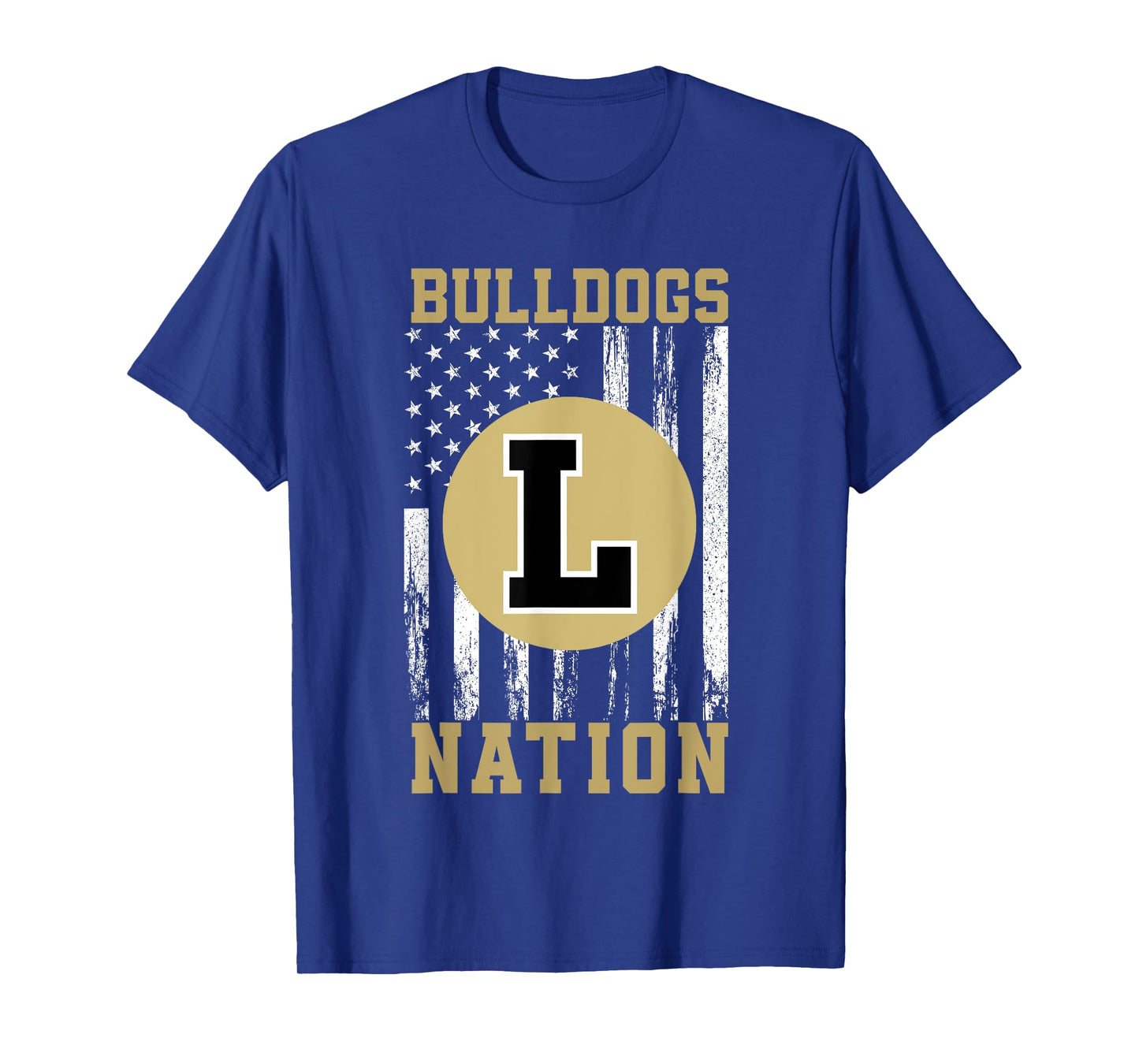 Lapel Bulldogs Logo Nation HS T-Shirt