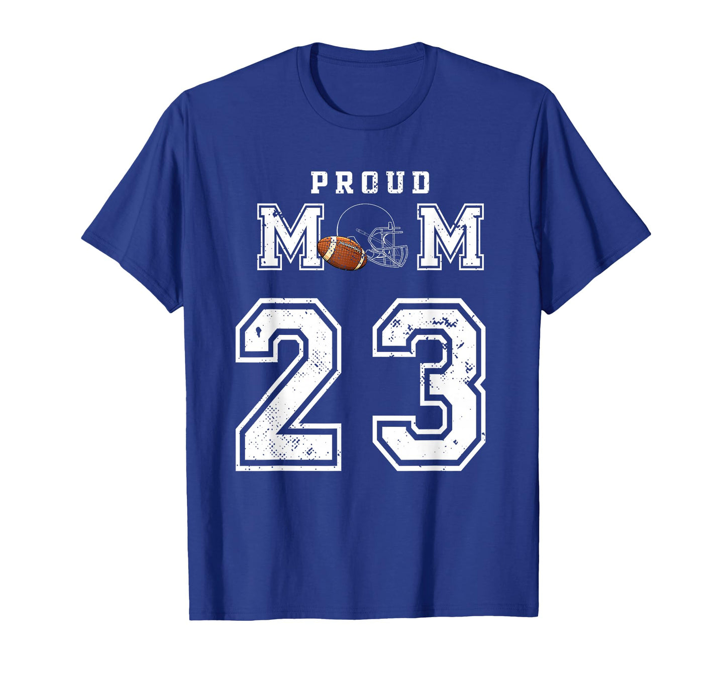 Custom Proud Football Mom Number 23 Personalized For Women T-Shirt