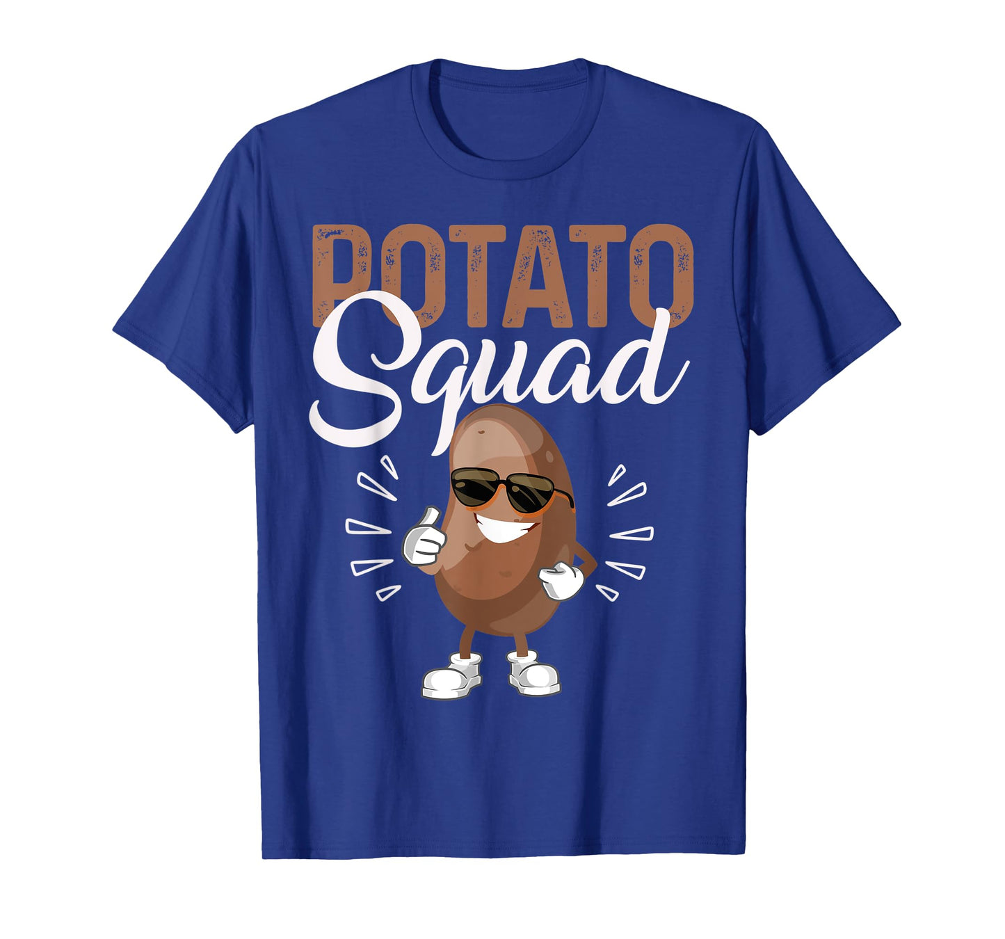 Cool Potato Squad Potato Halloween Costume Funny Vegan Team T-Shirt