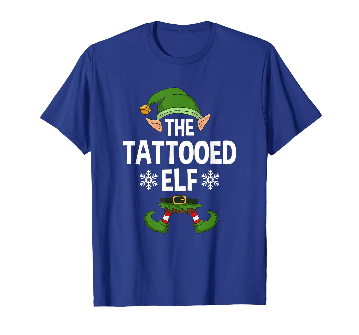 The Tattooed Elf Party Family Group Matching X-Mas Tattoo T-Shirt