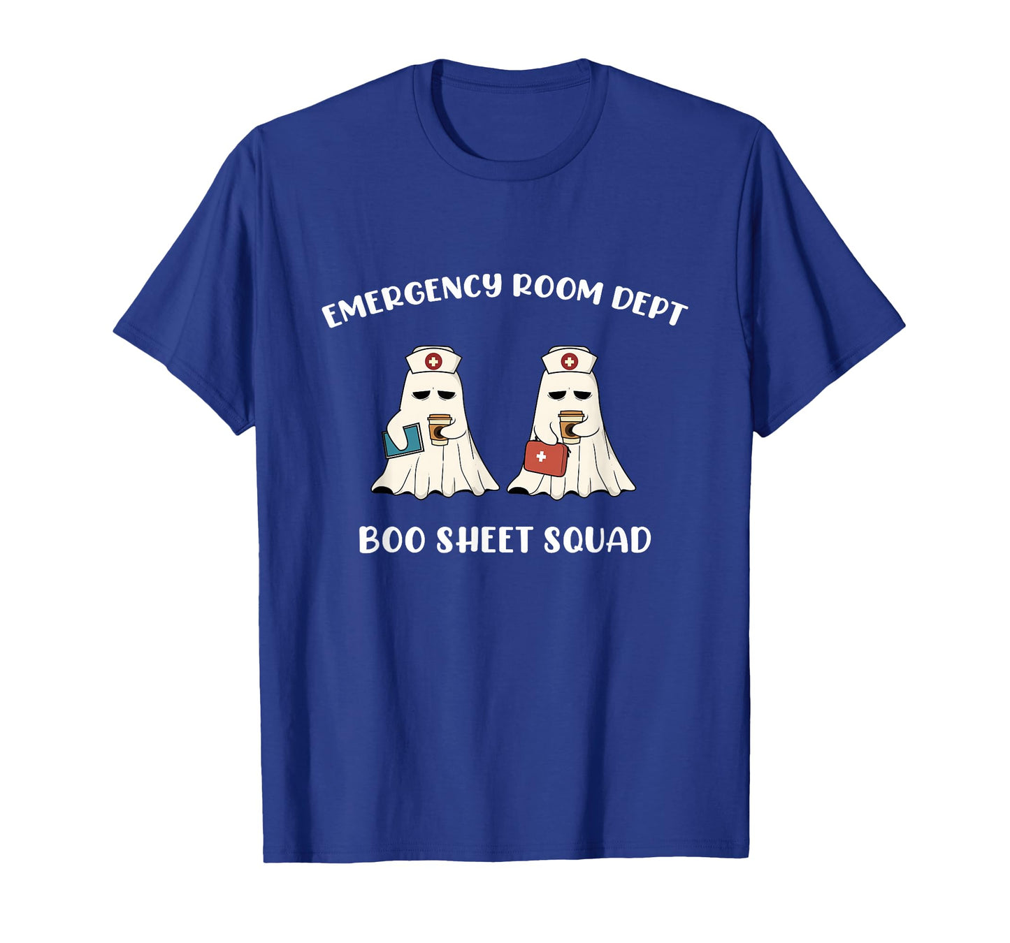 ER Nurse Department Funny Halloween Emergency Room Boo Squad T-Shirt