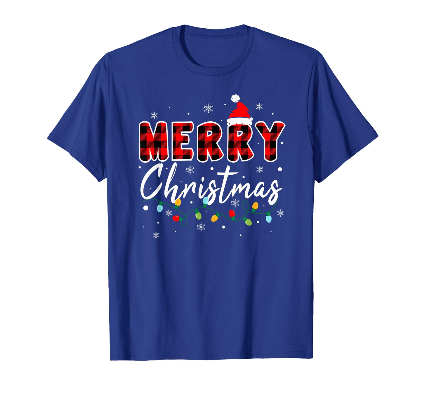 Merry Christmas Matching Family Pajamas Santa Holiday Xmas T-Shirt