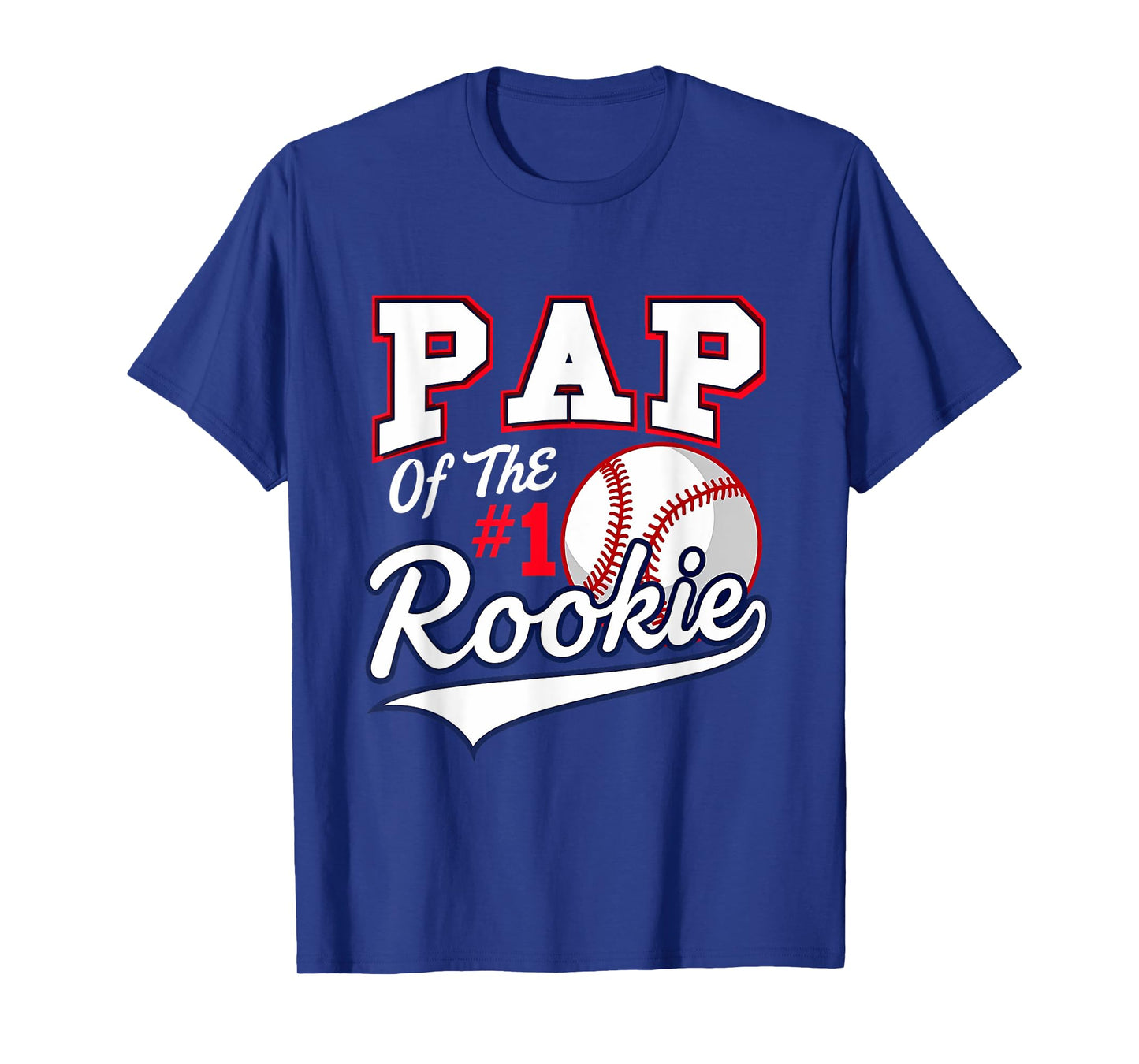 Retro Daddy Pap Of The Number 1 Rookie Baseball T-Shirt