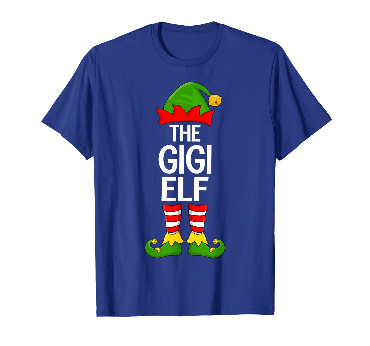 Gigi Elf Matching Family Elf Squad Women Grandma Christmas T-Shirt