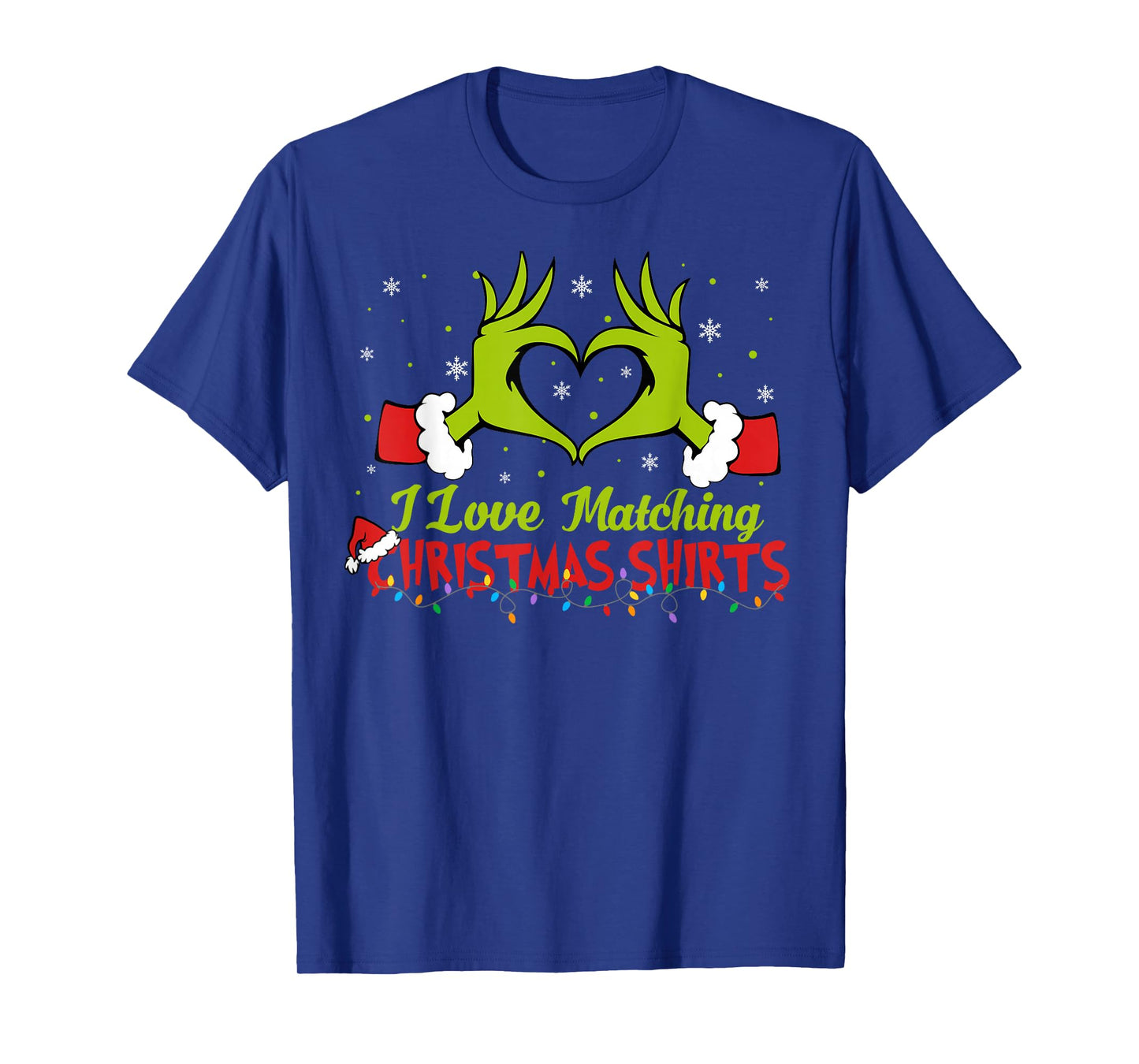 I Love Matching Christmas Shirts But I Don't Xmas Couples T-Shirt
