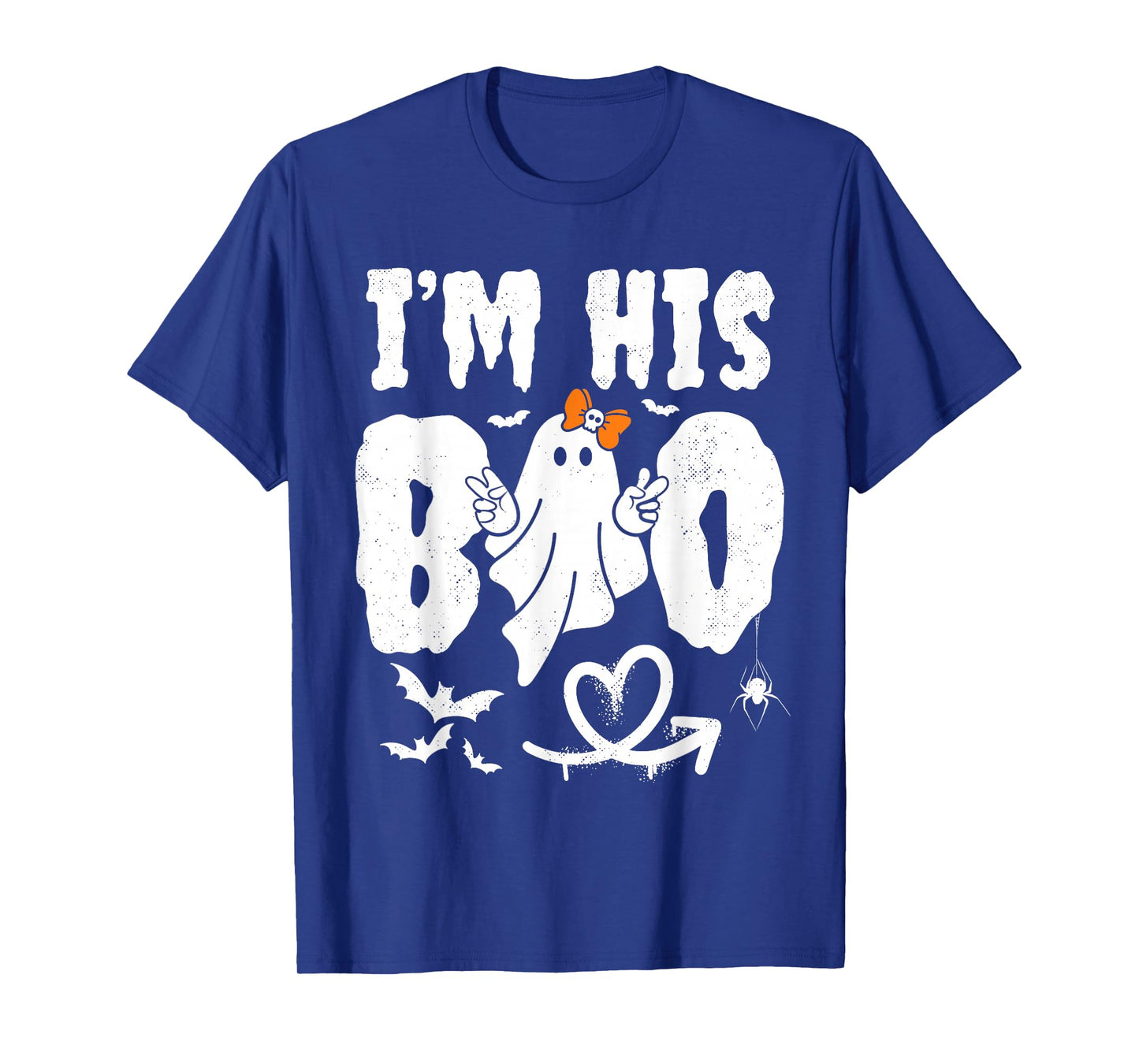 Im His Boo Im Her Boo Funny Matching Halloween Ghost Couples T-Shirt