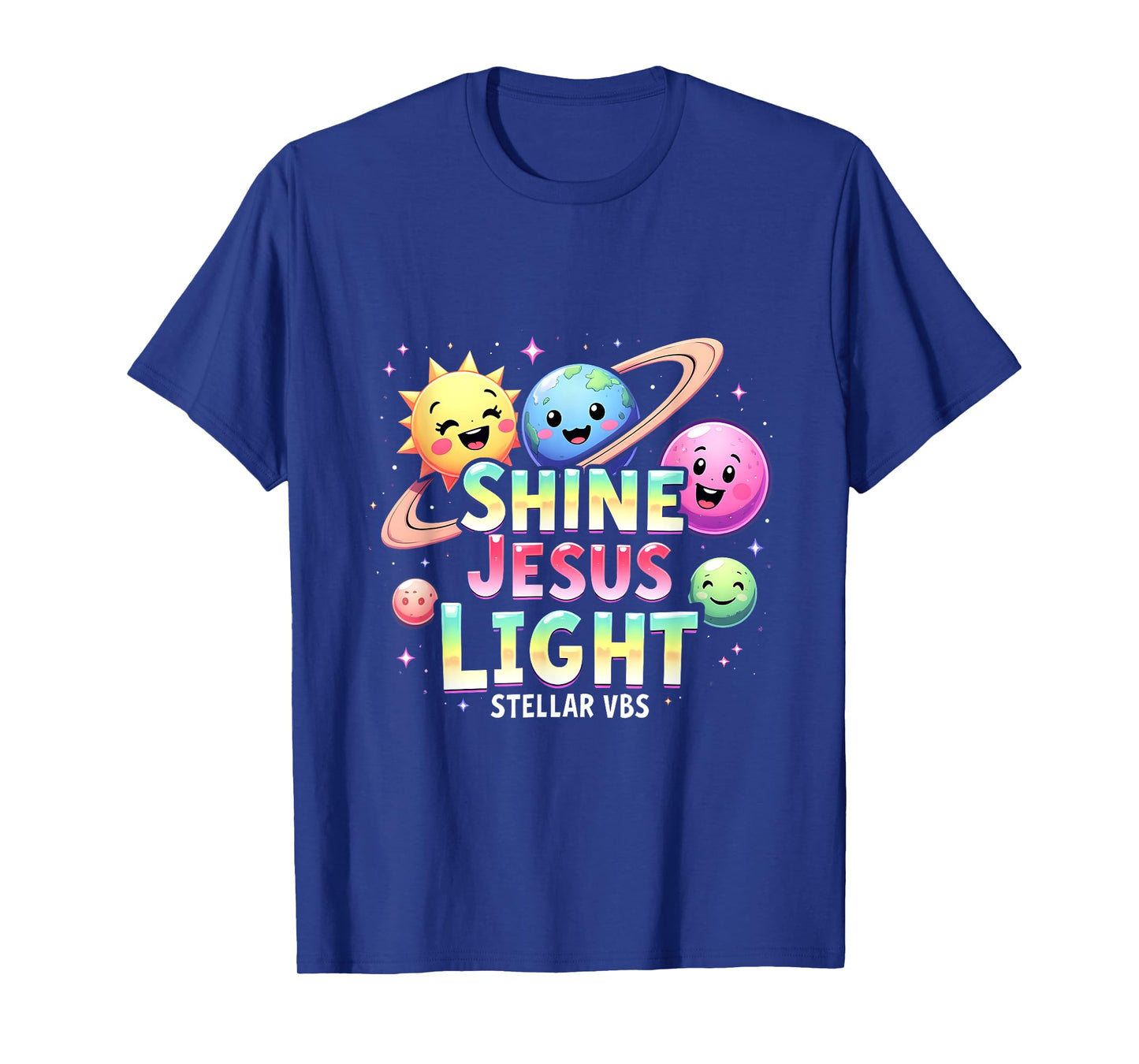 Stellar Space VBS 2025 Jesus Vacation School Camp Christian T-Shirt